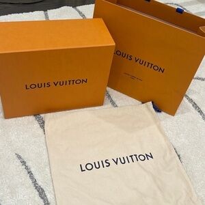 MARNA - NEW Set of TWO 2 Louis Vuitton LV Empty Box & Dust Bag Custom size